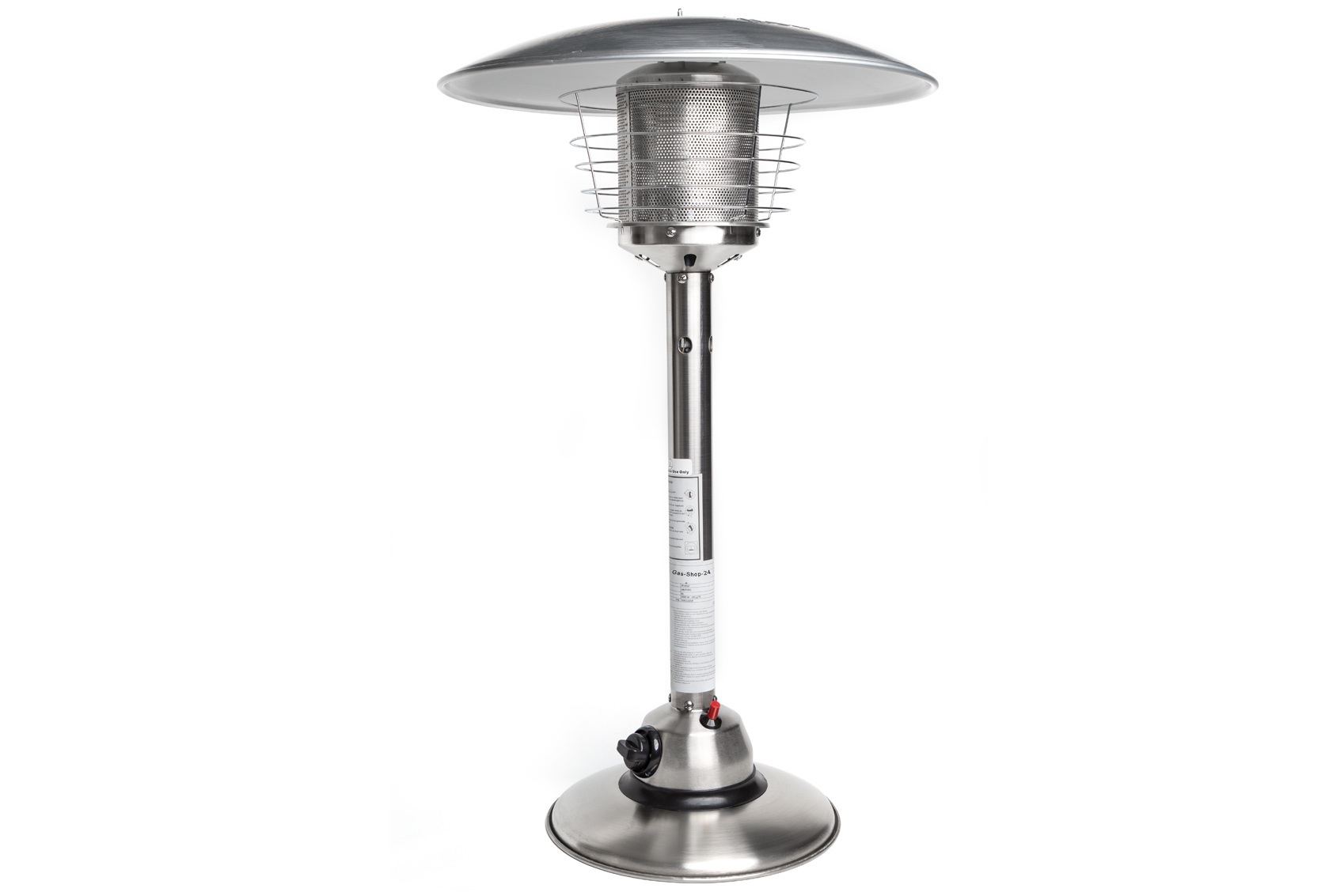 4 kW Edelstahl Tischstrahler Heizstrahler f. Tisch