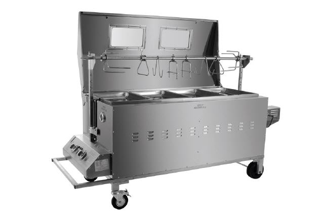 Edelstahl Spanferkelgrill / Lammgrill Gasgrill