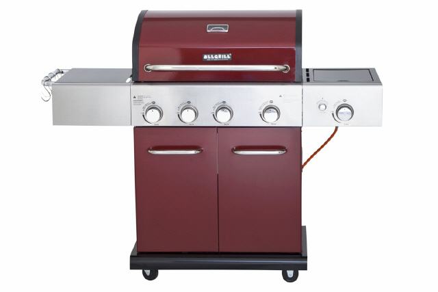 ALL Elegance - Gasgrill / Gas Grillstation (rot)