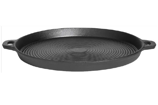 Grillplatte variabel aus Gusseisen, 55 cm / 2 in 1